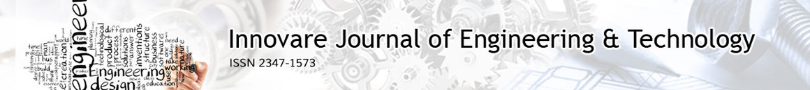 Innovare Journal of Engineering & Technology